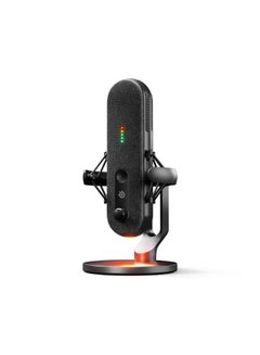 SteelSeries Alias - Gaming Microphone, 3X Bigger Capsule - USB-C Condenser Mic captures a wide vocal range with a Capsule up to 3X Larger than other Mics
