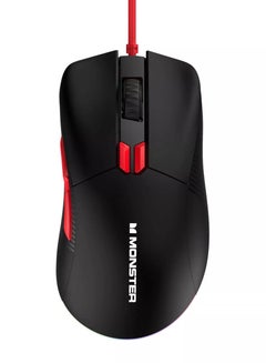 Monster AIRMARS KM4S RGB Gaming Mouse - Optical Sensor 16,000 DPI - 1000 Hz Polling Rate - Paracord Cable - Software Support - Lightweigh 68 Gram  - Image 4