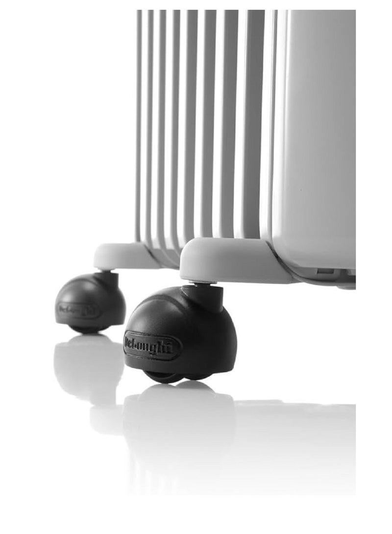 De'Longhi Oil Heater 12 Fins 2500 W TRRS1225 White  - Image 4