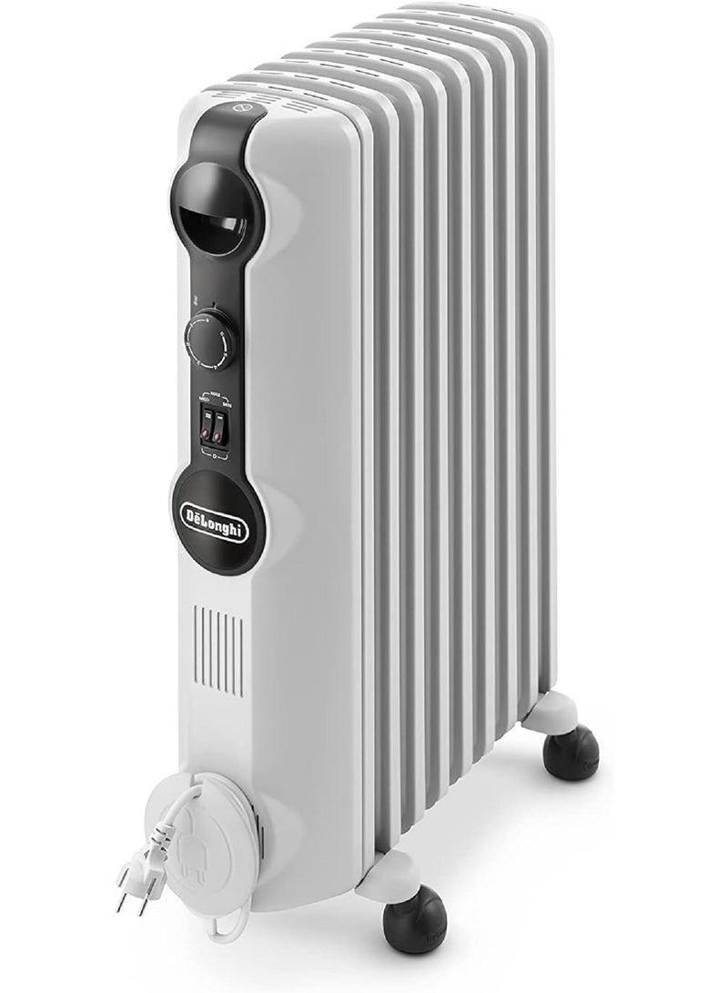 De'Longhi Oil Heater, 9 Fins 2000 W TRRS0920 White - Image 1