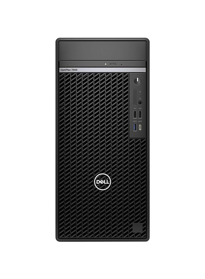 DELL Optiplex 7000 Tower PC/16GB RAM/256GB SSD/Intel UHD Graphics/Windows 10 Pro english english Black - Image 1