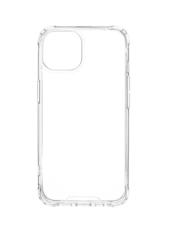 بايكرون حافظة حماية قوية ومضادة للبكتيريا ومضادة للبكتيريا باللون الأصفر لهاتف آيفون 14 بلس شفاف - Image 1