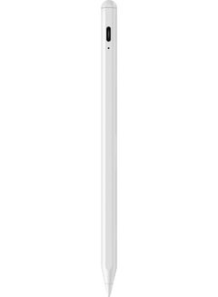 ADONIT Stylus Series, Magnetic Attachment, Palm Rejection, Long Battery Life, USB-C Charging, Lighweight And Easy To Use, Made For Android And iOS - White  - Image 1