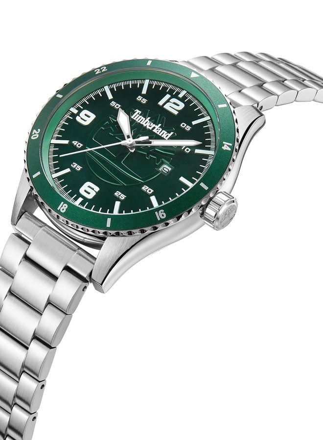 تمبرلاند ساعة يد ستانلس ستيل بعقارب دائرية الشكل للرجال TDWGH0010505 - 46 ملم - Image 2