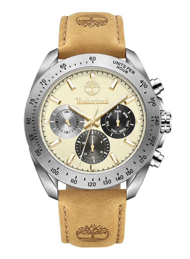 Timberland Men's Analog Round Shape Leather Wrist Watch TDWGF0009803 - 44 Mm  - Image 1