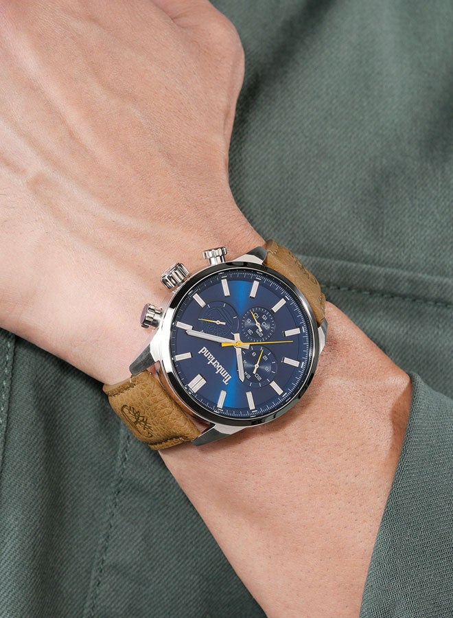 Timberland Men's Analog Round Shape Leather Wrist Watch TDWGF0028702 - 46 Mm  - Image 5