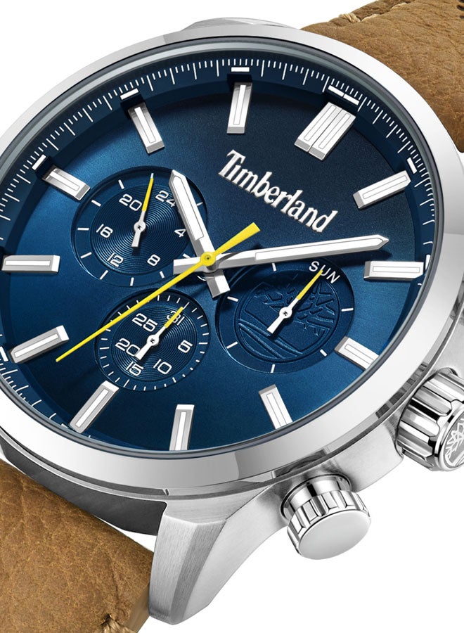 Timberland Men's Analog Round Shape Leather Wrist Watch TDWGF0028702 - 46 Mm  - Image 3