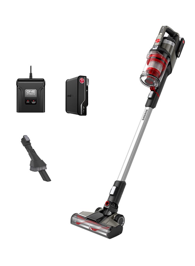 ONEPWR Emerge Cordless Stick Vacuum Cleaner, Lightweight And Versatile, Long Lasting Battery, Cord-Free, Boost Mode, Up To 40 Minutes Runtime, Optimized For Every Floor - 0.6 L 265 W CLSV-VPME Silver 