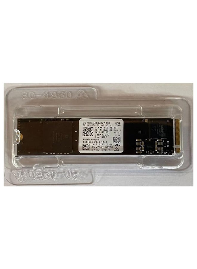 دبليو دي محرك أقراص الحالة الصلبة الداخلي PCIe NVMe M.2 2280 SSD سعة 256 جيجابايت SDBPNPZ-256G-1006A حزمة OEM  - Image 4