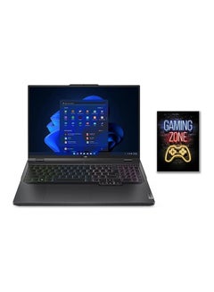 Legion Pro 5 Gaming (Upgraded Version) Laptop With 16-Inch Display, Core i9-13900HX Processor/32GB RAM/1TB SSD/8GB NVIDIA RTX 4070 Graphics Card/Windows 11 With Neon Game Quotes English Grey