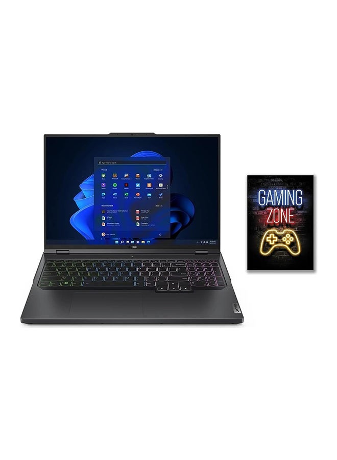 Lenovo - Legion Pro 5 Gaming (Upgraded Version) Laptop With 16-Inch Display, Core i9-13900HX Processor/32GB RAM/1TB SSD/8GB NVIDIA RTX 4070 Graphics Card/Windows 11 With Neon Game Quotes English Grey - Image 1