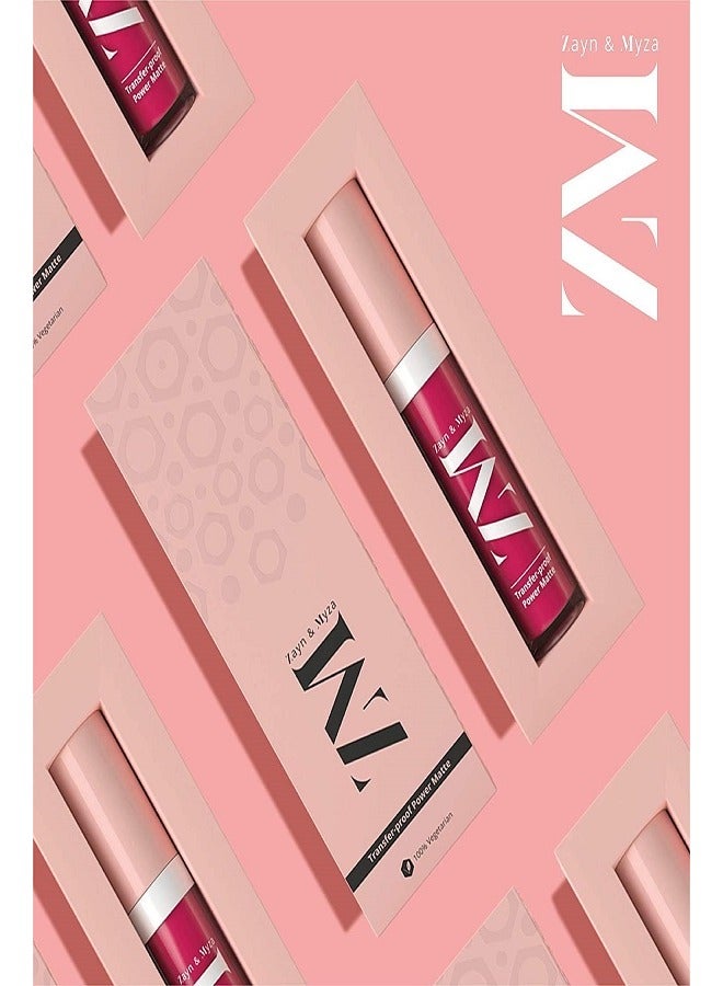 ZM Zayn & Myza - Transfer-Proof Power Matte Lip Colour Mystic Mauve - Image 1