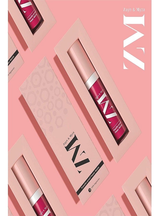 ZM Zayn & Myza - Transfer Proof Power Matte Lip Color Royal Maroon - Image 1