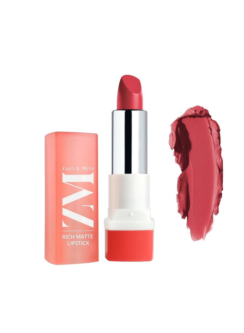 ZM Zayn & Myza - Rich Matte Creamy Bullet Lipstick 4.2 G Friyay - Image 1