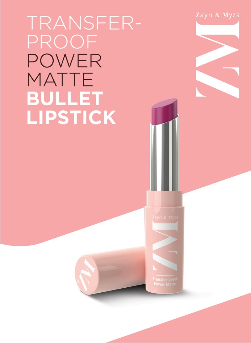 ZM Zayn & Myza Transfer-Proof Power Matte Lipstick Cherry Nectar  - Image 2