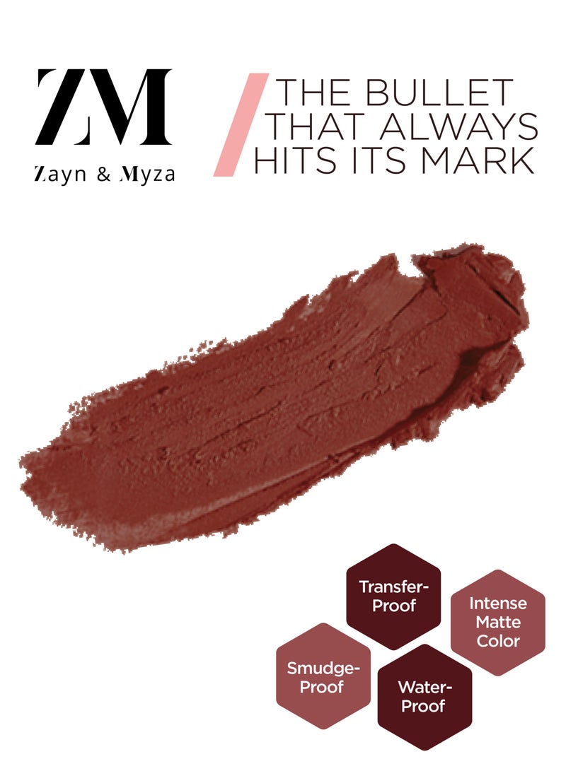 ZM Zayn & Myza - Transfer-Proof Power Matte Lipstick Blushing Beauty - Image 1