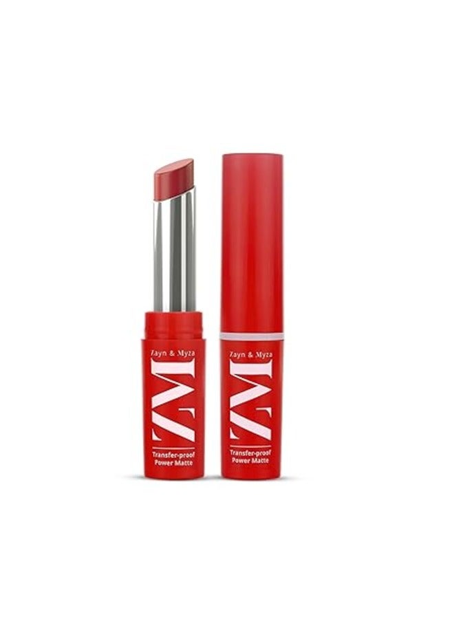 ZM Zayn & Myza - Transfer-Proof Power Matte Lipstick Blushing Beauty - Image 1