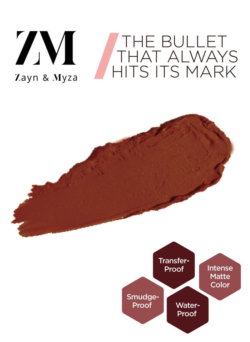 ZM Zayn & Myza - Transfer Proof Power Matte Lipstick Bare Beauty - Image 1