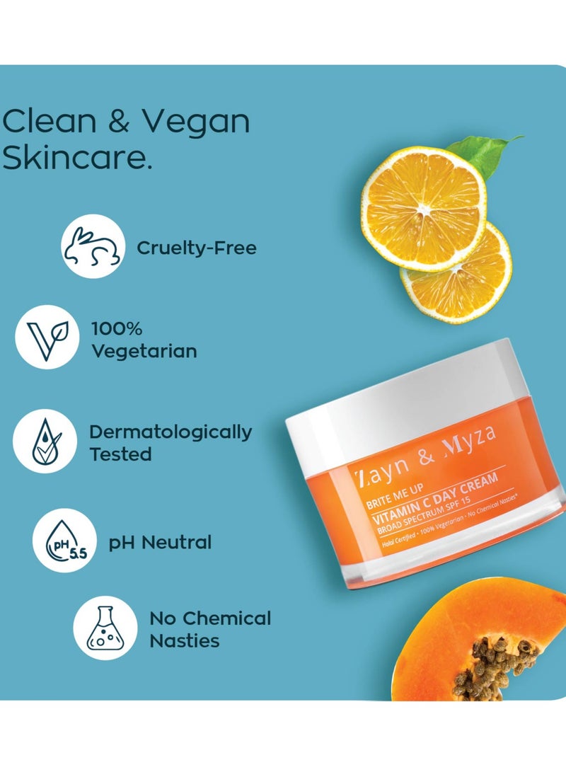 ZM Zayn & Myza Vitamin C Day cream SPF 25 with UVA sun protection for all skin Type 50 gm  - Image 2