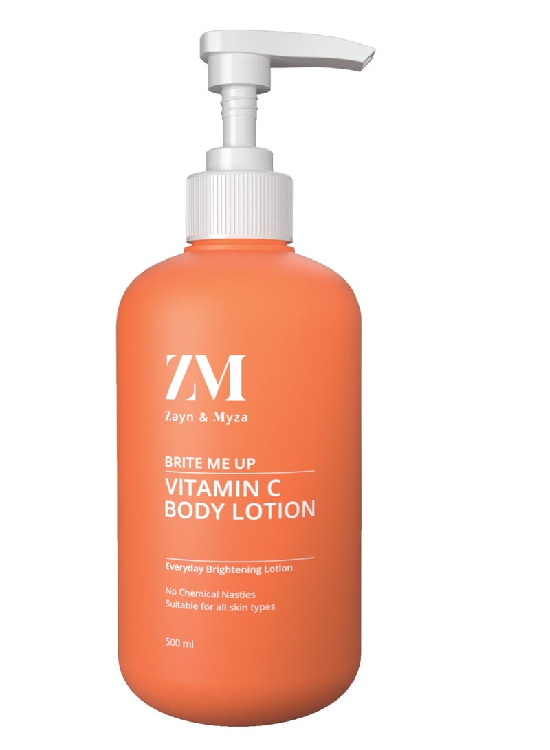 ZM Zayn & Myza - Vitamin C Body Lotion Glow Reviving and Skin Brightening Shea Butter 500ml - Image 1