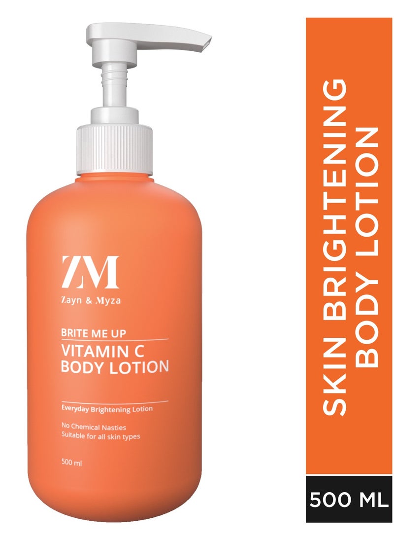 ZM Zayn & Myza - Vitamin C Body Lotion Glow Reviving and Skin Brightening Shea Butter 500ml - Image 1
