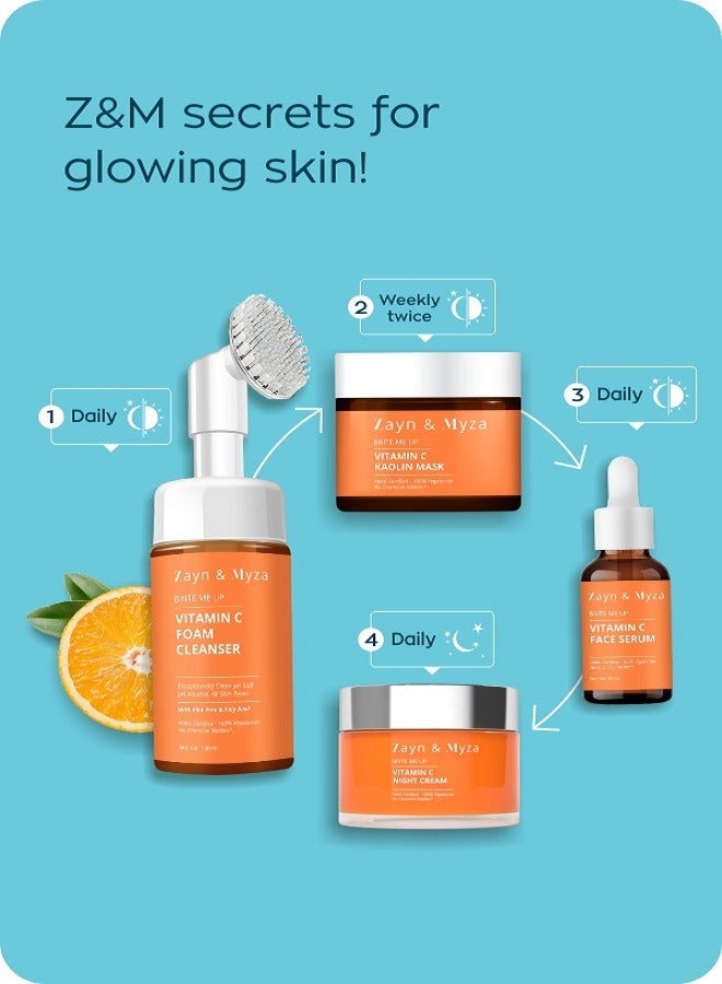 ZM Zayn & Myza Brite Me Up Vitamin C Night Cream Overnight Hydration  - Image 3