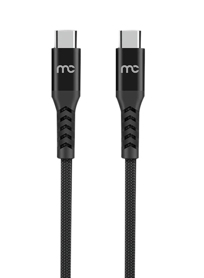 ماي كاندي Type -C To Type -C 240W Fast Charging Cable Black - Image 2