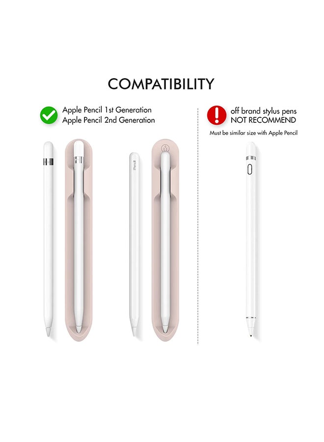 Baykron Silicone Pencil Holder For Apple Pencil 1 & 2 Pink - Image 4
