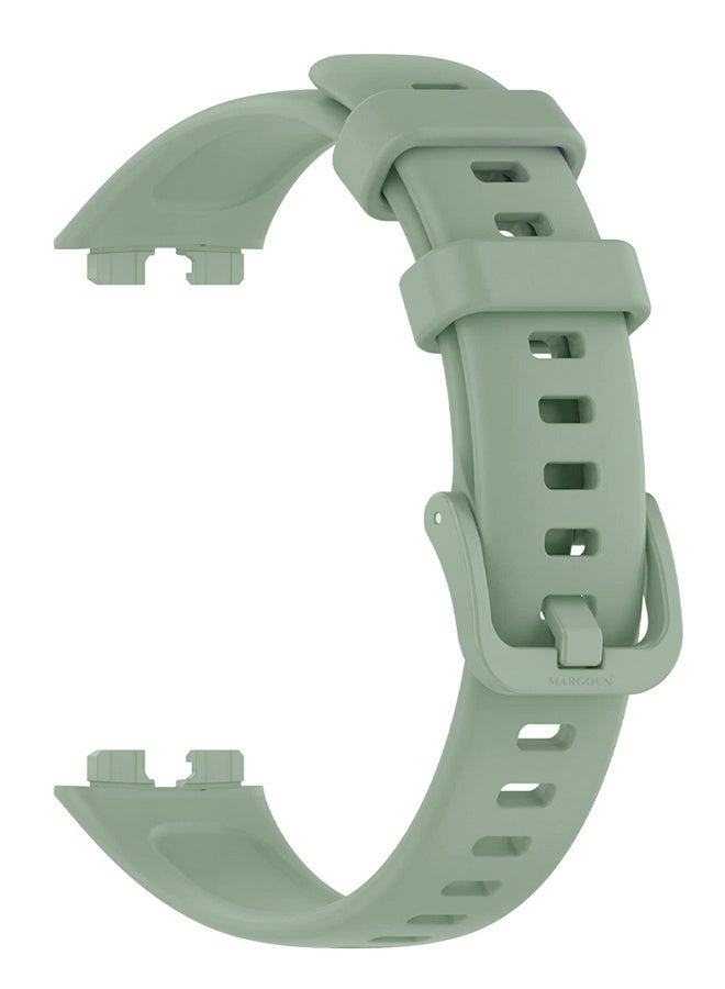 MARGOUN Replacement Silicone Band for Huawei Band 8 and 9 Watch Band for Men Women - Sport Strap Band Lightweight Band Light Blue - Image 5