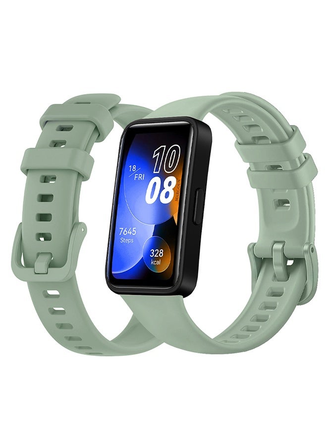 MARGOUN Replacement Silicone Band for Huawei Band 8 and 9 Watch Band for Men Women - Sport Strap Band Lightweight Band Light Blue - Image 2