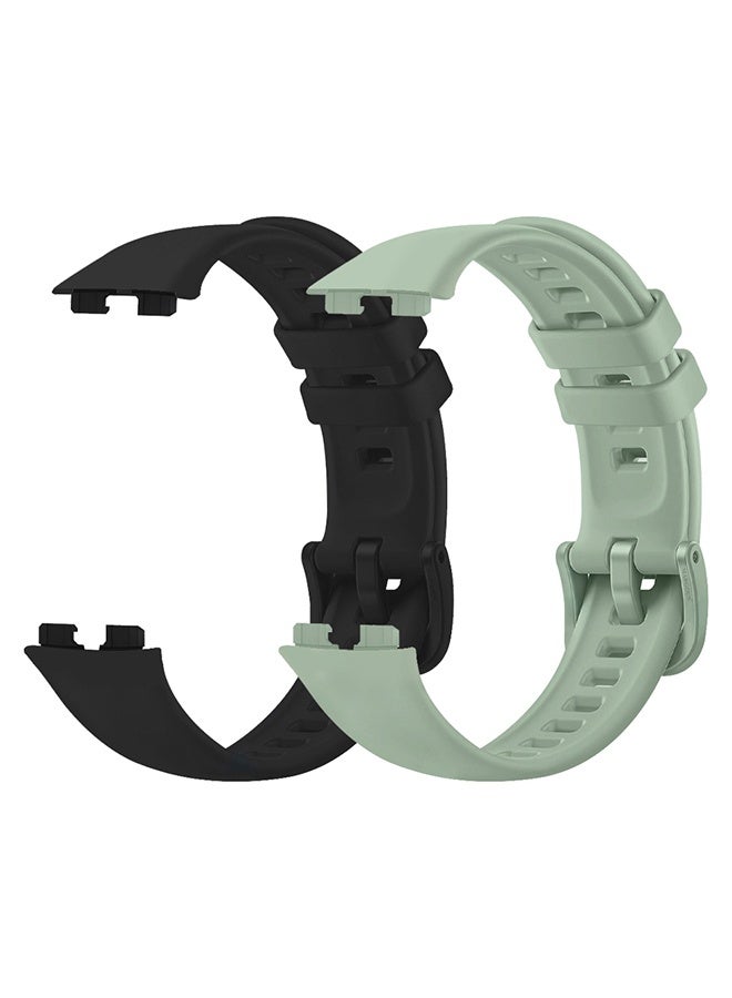 مارجون عبوتان من سوار ساعة هواوي باند 8 للرجال والنساء، حزام ساعة رياضي خفيف الوزن من السيليكون البديل - Image 1