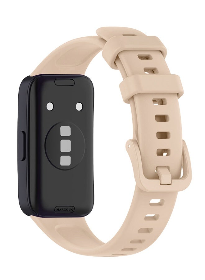 MARGOUN Replacement Silicone Band for Huawei Band 8 and 9 Watch Band for Men Women - Sport Strap Band Lightweight Band Pink - Image 4