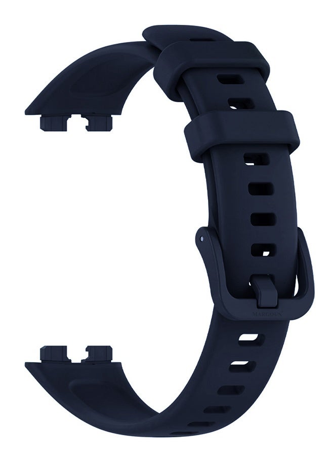 MARGOUN Replacement Silicone Band for Huawei Band 8 and 9 Watch Band for Men Women - Sport Strap Band Lightweight Band Blue - Image 4