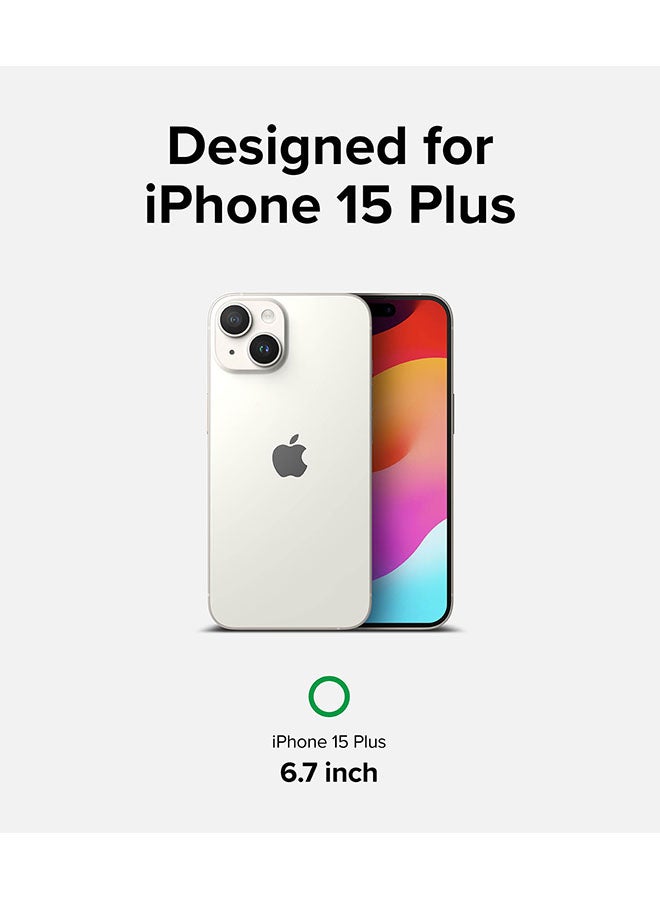 Ringke Privacy Glass Anti-Spy Compatible With iPhone 15 Plus Screen Protector Full-Coverage Tempered Guard With Installation Jig Clear - Image 2