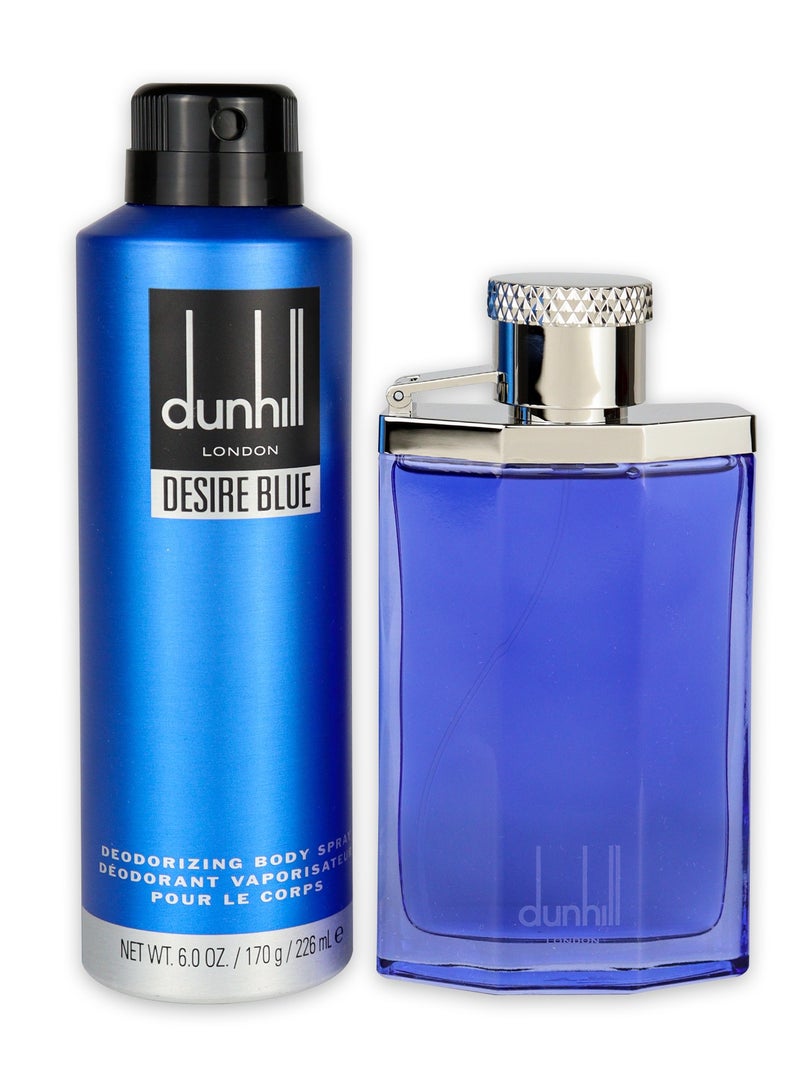dunhill - Men's Desire Blue Gift Set Fragrances 100ml - Image 1