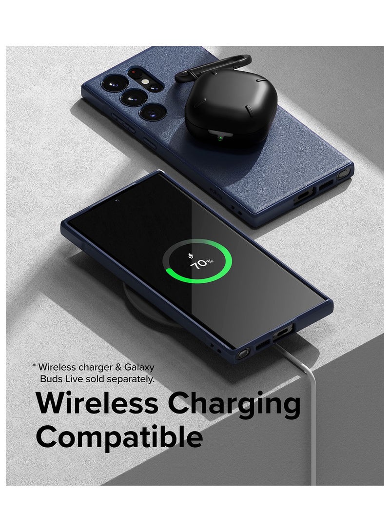 Ringke - Onyx Feels Good In The Hand Compatible With Samsung Galaxy S23 Ultra Case, Anti-Fingerprint Technology Prevents Oily Smudges Non-Slip Enhanced Grip Precise Cutouts For Camera Navy - Image 1
