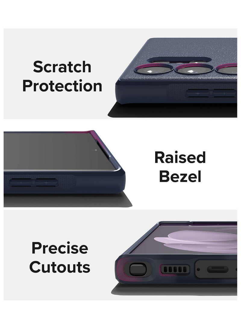 Ringke - Onyx Feels Good In The Hand Compatible With Samsung Galaxy S23 Ultra Case, Anti-Fingerprint Technology Prevents Oily Smudges Non-Slip Enhanced Grip Precise Cutouts For Camera Navy - Image 1