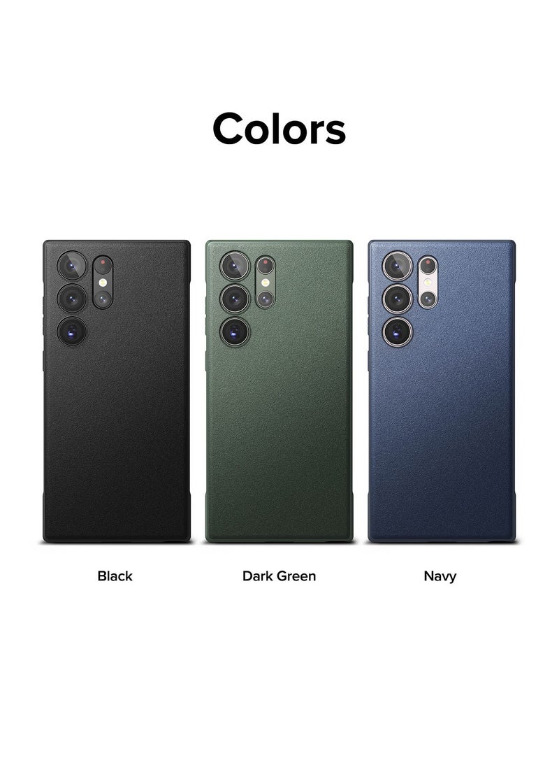 Ringke - Onyx Feels Good In The Hand Compatible With Samsung Galaxy S23 Ultra Case, Anti-Fingerprint Technology Prevents Oily Smudges Non-Slip Enhanced Grip Precise Cutouts For Camera Navy - Image 1