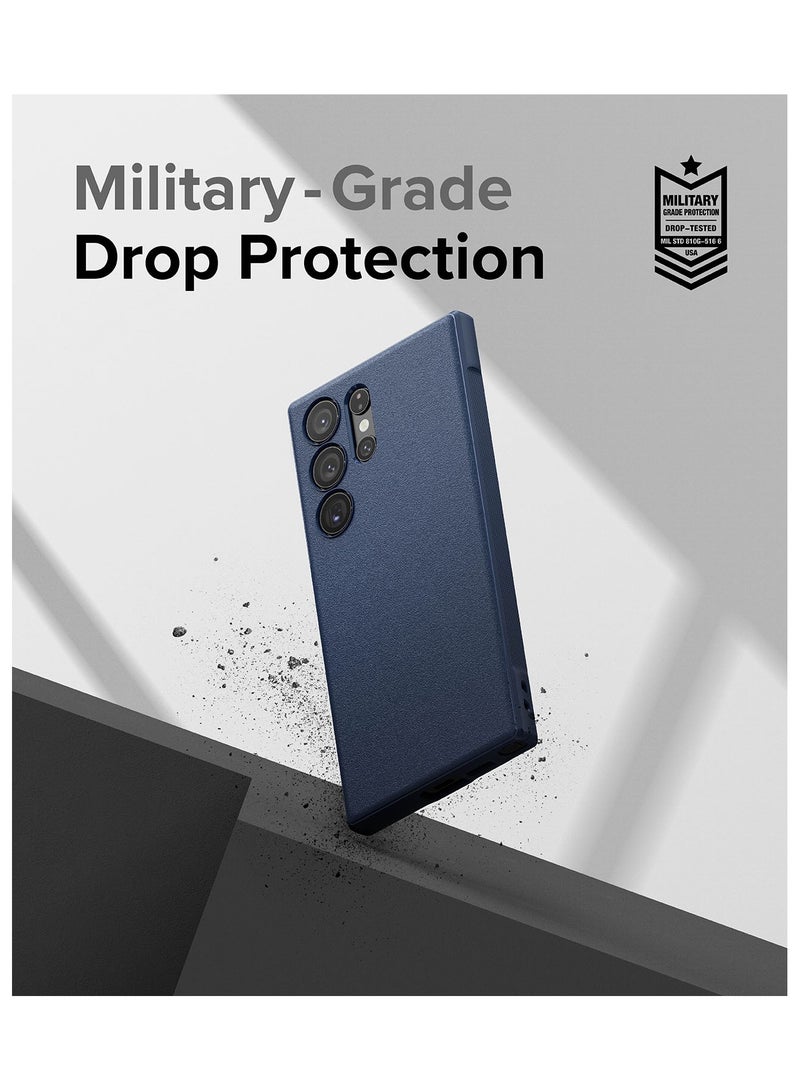 Ringke - Onyx Feels Good In The Hand Compatible With Samsung Galaxy S23 Ultra Case, Anti-Fingerprint Technology Prevents Oily Smudges Non-Slip Enhanced Grip Precise Cutouts For Camera Navy - Image 1
