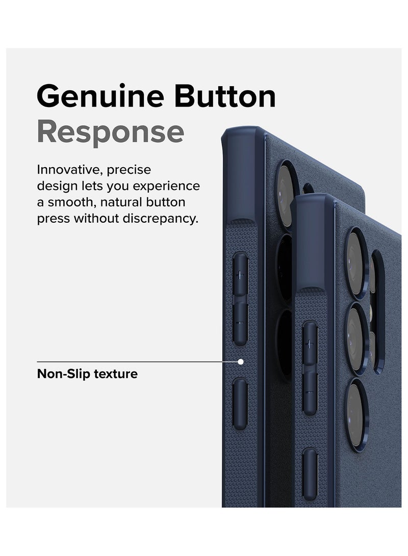 Ringke - Onyx Feels Good In The Hand Compatible With Samsung Galaxy S23 Ultra Case, Anti-Fingerprint Technology Prevents Oily Smudges Non-Slip Enhanced Grip Precise Cutouts For Camera Navy - Image 1