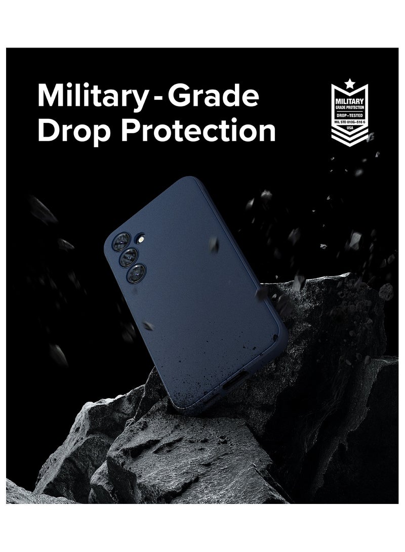 Onyx Feels Good In The Hand Compatible With Samsung Galaxy S23 FE Case, Anti-Fingerprint Technology Prevents Oily Smudges Non-Slip Enhanced Grip Precise Cutouts For Camera Lenses Navy