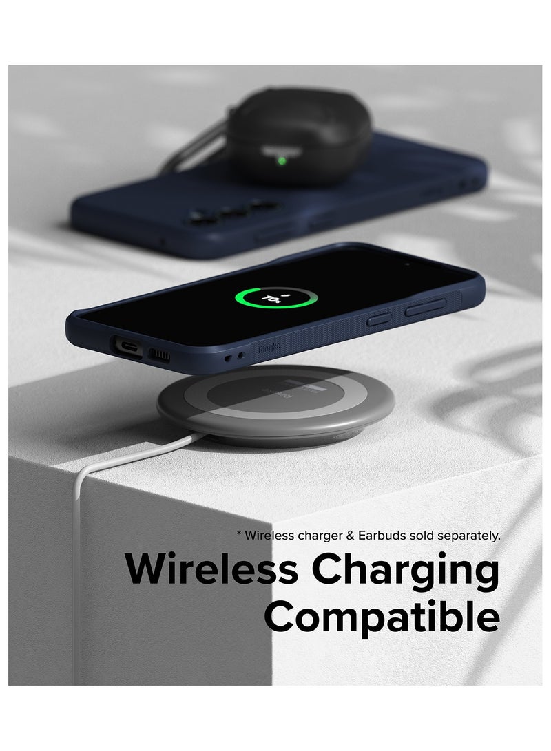 Onyx Feels Good In The Hand Compatible With Samsung Galaxy S23 FE Case, Anti-Fingerprint Technology Prevents Oily Smudges Non-Slip Enhanced Grip Precise Cutouts For Camera Lenses Navy