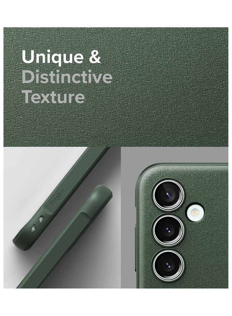 Ringke Onyx Feels Good In The Hand Compatible With Samsung Galaxy S23 FE Case, Anti-Fingerprint Technology Prevents Oily Smudges Non-Slip Enhanced Grip Precise Cutouts For Camera Lenses Dark Green  - Image 3