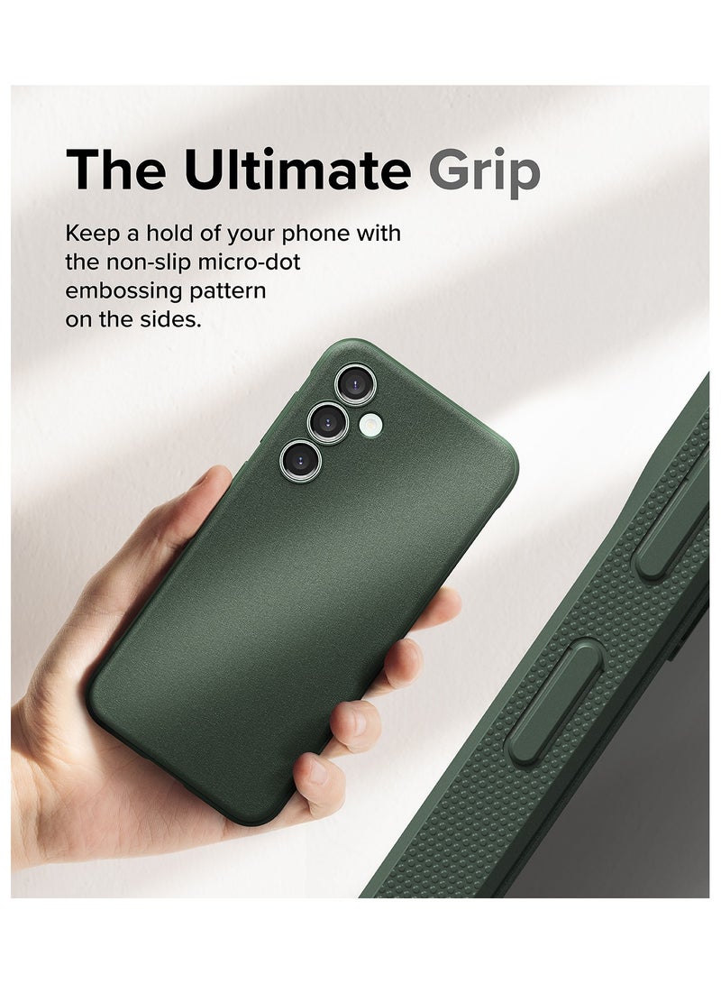 Ringke Onyx Feels Good In The Hand Compatible With Samsung Galaxy S23 FE Case, Anti-Fingerprint Technology Prevents Oily Smudges Non-Slip Enhanced Grip Precise Cutouts For Camera Lenses Dark Green  - Image 4