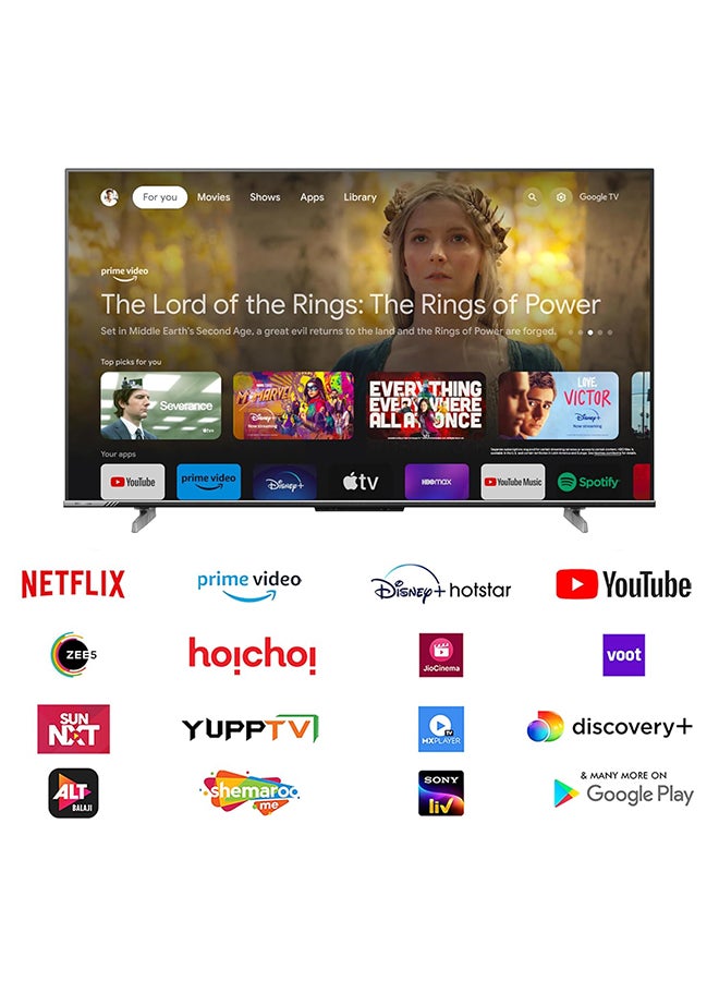 Hisense 55 Inch 4K A6K s\Smart Screen | VIDAA system | Dolby Vision | HDR | 60HZ | Bluetooth | Wi-Fi | New design | (2 USB - 3 HDMI) | (2023) - 55A6K Black  - Image 3