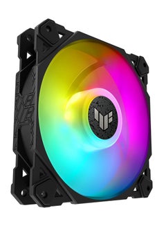 ASUS Tuf Gaming TF120 ARGB Case Fan, Aura Sync Compatibility, 12cm Fan Diameter, 1900RPM Max Rotation Speed, 76 cfm Max Airflow, 29 dB Noise Level, Black Edition, Triple Pack Grey  - Image 4