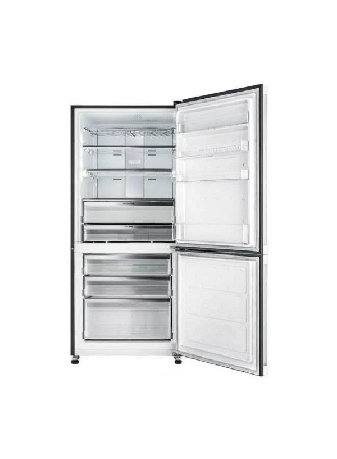 شارب ثلاجة شارب انفرتر ديجيتال، فريزر سفلي، 558 لتر، فضي داكن - SJ-PV73K-DST - Image 2