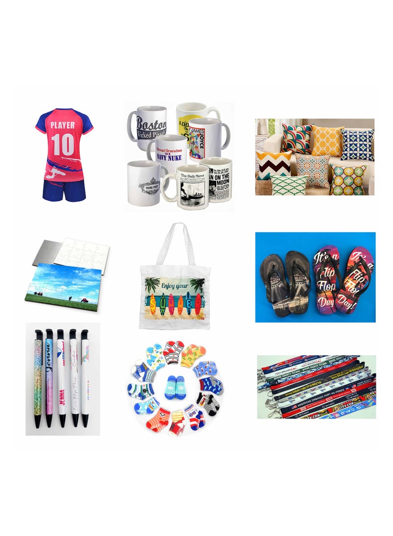 EPSON SureColor SC-F100, A4 Desktop Printer, Wi-Fi, Wi-Fi Direct, Ethernet, USB 2.0 connectivity, Refillable ink solution (140ml ink bottles) White - Image 3