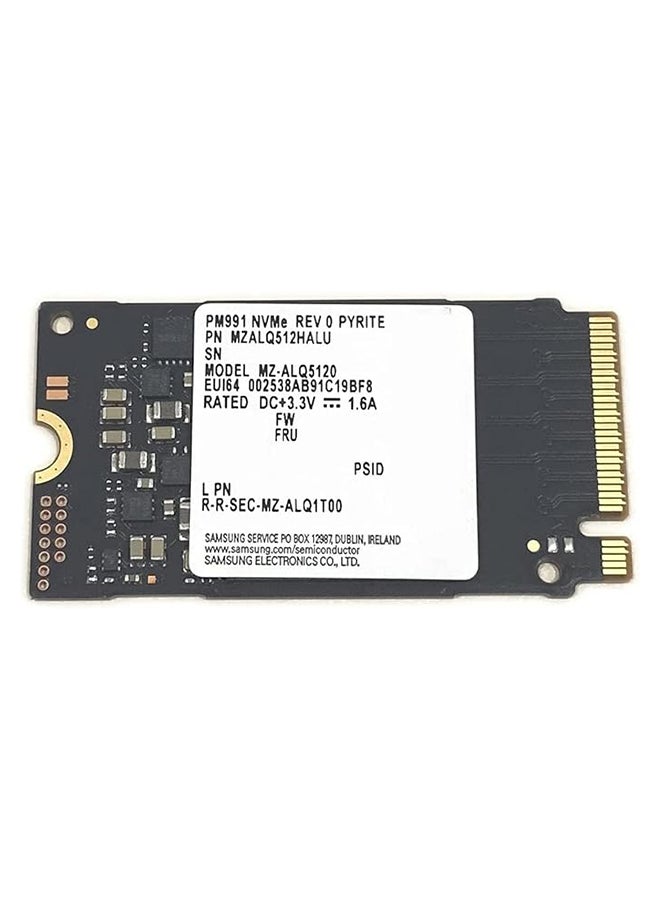 سامسونج SSD 512GB PM991 M.2 2242 42mm NVMe PCIe Gen3 x4 MZALQ512HALU MZ-ALQ5120 محرك الحالة الصلبة M Key  - Image 1