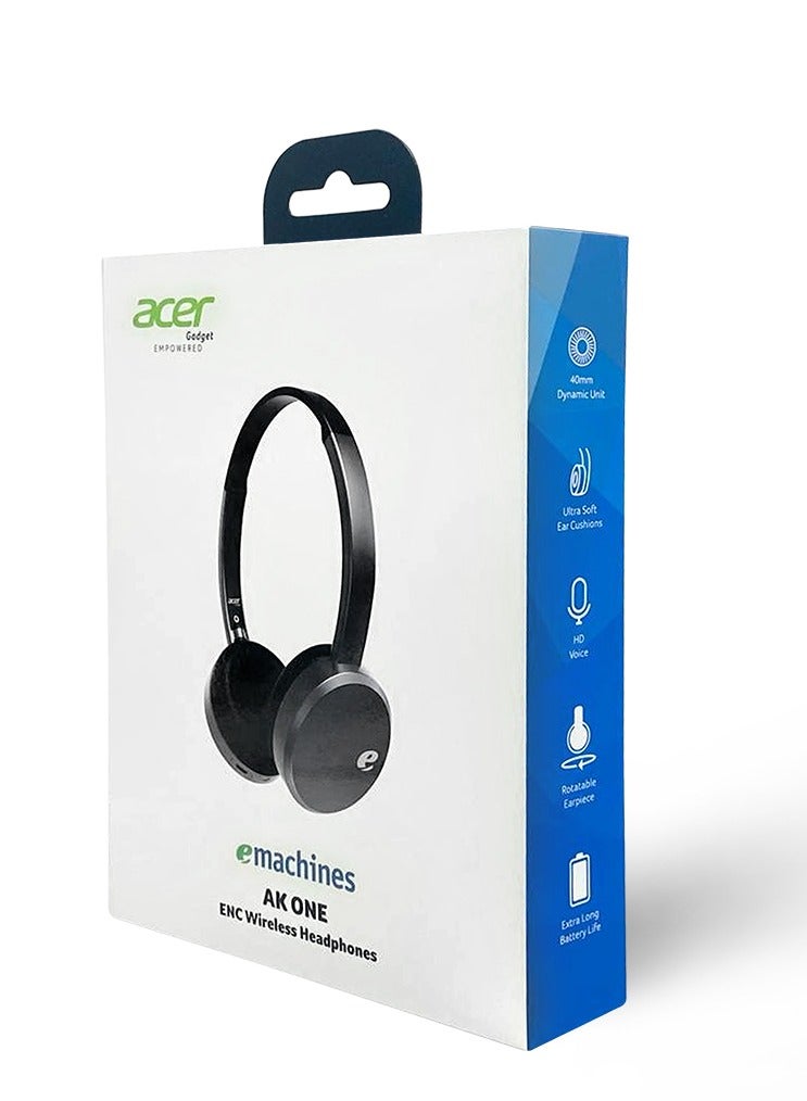 Acer Bluetooth Wireless Over-Ear Headphones, Pure Bass Sound, Speed Charge, USB Type-C, Rotatable Earcups, Grey - Image 5